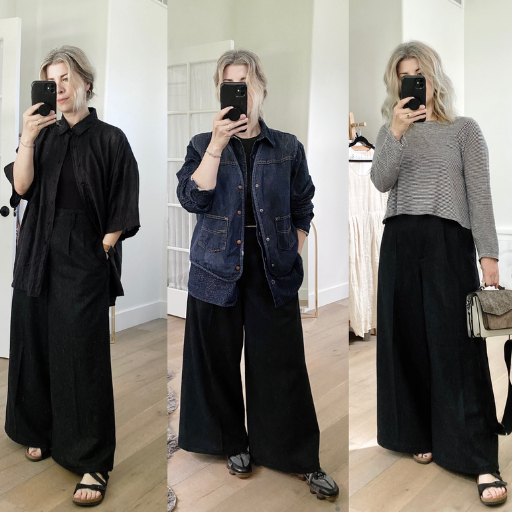 What are the best tops to wear with wide leg pants